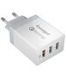 Essager Wall charger, Essager, ECTQC3-FBB02,  3xUSB, 30W (white) 066675  ECTQC3-FBB02 έως και 12 άτοκες δόσεις 6971958734696