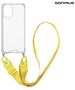 Θήκη Σιλικόνης με Strap Sonique Armor Clear Realme C67 4G Κίτρινο 5210312041164