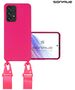 Θήκη Σιλικόνης με Strap CarryHang Sonique Samsung Galaxy A53 5G Φουξ 5201101785925