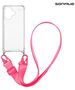 Θήκη Σιλικόνης με Strap Sonique Armor Clear Xiaomi Redmi Note 13 Pro Plus 5G Φουξ 5210312015387