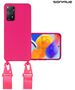 Θήκη Σιλικόνης με Strap CarryHang Sonique Xiaomi Redmi Note 11 Pro 4G/5G / Redmi Note 12 Pro 4G Φουξ 5201101784102