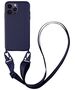 Θήκη Σιλικόνης με Strap CarryHang Sonique Apple iPhone 14 Pro Max Μπλε Σκούρο 5201101791704