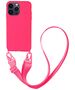 Θήκη Σιλικόνης με Strap CarryHang Sonique Apple iPhone 14 Pro Max Φουξ 5201101791759