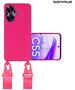 Θήκη Σιλικόνης με Strap CarryHang Sonique Realme C55 Φουξ 5201101984670