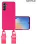 Θήκη Σιλικόνης με Strap CarryHang Sonique Samsung Galaxy A55 5G Φουξ 5201101991289