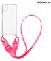 Θήκη Σιλικόνης με Strap Sonique Armor Clear Samsung Galaxy M13 4G Φουξ 5201101992507