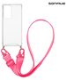 Θήκη Σιλικόνης με Strap Sonique Armor Clear Samsung Galaxy S23 Ultra Φουξ 5201101920548