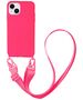 Θήκη Σιλικόνης με Strap CarryHang Sonique Apple iPhone 14 Φουξ 5201101791391