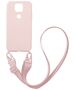 Θήκη Σιλικόνης με Strap CarryHang Sonique Xiaomi Redmi Note 9 Ροζ 5201101705138