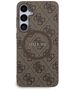 Guess Case for Samsung Galaxy S24 Plus - Guess 4G Collection Leather MagSafe (GUHMS24MG4G4GFRW) - Brown 3666339241490 έως 12 άτοκες Δόσεις