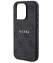 Guess Case for iPhone 15 Pro - Guess 4G Collection Leather MagSafe (GUHMP15LG4GFRK) - Black 3666339226343 έως 12 άτοκες Δόσεις