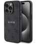 Guess Case for iPhone 15 Pro - Guess 4G Collection Leather MagSafe (GUHMP15LG4GFRK) - Black 3666339226343 έως 12 άτοκες Δόσεις