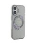 Guess Case for iPhone 16 - Guess IML Flowers Wreath MagSafe (GUHMP16SHFWWFCK) - Black 3666339346348 έως 12 άτοκες Δόσεις