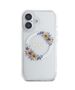 Guess Case for iPhone 16 Plus - Guess IML Flowers Wreath MagSafe (GUHMP16MHFHFWWFFCT) - Clear 3666339311438 έως 12 άτοκες Δόσεις