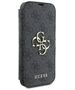 Guess Case for iPhone 16 - Guess Book 4G (GUBKP16S4GMGGR) - Black 3666339346126 έως 12 άτοκες Δόσεις