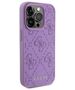 Guess Case for iPhone 15 Pro - Guess Leather 4G Stamped (GUHCP15LP4EPMU) - Light Purple 3666339150464 έως 12 άτοκες Δόσεις