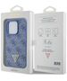 Guess Case for iPhone 15 Pro Max - Guess Leather 4G Triangle Triangle Strass (GUHCP15XP4TDPB) - Blue 3666339146559 έως 12 άτοκες Δόσεις