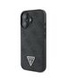 Guess Case for iPhone 16 - Guess Leather 4G Triangle Strass Triangle (GUHCP16SP4TDPK) - Black 3666339327361 έως 12 άτοκες Δόσεις