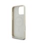 Guess Case for iPhone 16 Pro - Guess Grained Ring MagSafe (GUHMP16LPGHSMME) - Beige 3666339304270 έως 12 άτοκες Δόσεις