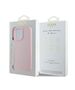 Guess Case for iPhone 16 Pro - Guess Grained Ring MagSafe (GUHMP16LPGHSMMP) - Pink 3666339303976 έως 12 άτοκες Δόσεις