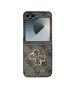 Guess Case for Samsung Galaxy Z Flip6 - Guess Leather 4G Metal Logo (GUHCZZF64GMGBR) - Brown 3666339313142 έως 12 άτοκες Δόσεις