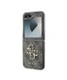 Guess Case for Samsung Galaxy Z Flip6 - Guess Leather 4G Metal Logo (GUHCZZF64GMGBR) - Brown 3666339313142 έως 12 άτοκες Δόσεις