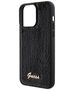 Guess Case for iPhone 15 Pro Max - Sequin Script Metal (GUHCP15XPSFDGSK) - Black 3666339172909 έως 12 άτοκες Δόσεις