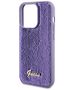 Guess Case for iPhone 15 Pro Max - Sequin Script Metal (GUHCP15XPSFDGSU) - Purple 3666339176259 έως 12 άτοκες Δόσεις