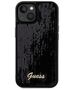 Guess Case for iPhone 15 / iPhone 14 / iPhone 13 - Sequin Script Metal (GUHCP15SPSFDGSK) - Black 3666339172879 έως 12 άτοκες Δόσεις