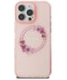 Guess Case for iPhone 16 Pro Max - Guess IML Flowers Wreath MagSafe (GUHMP16XHFHFWWFCP) - Pink 3666339345037 έως 12 άτοκες Δόσεις