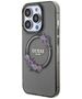 Guess Case for iPhone 15 Pro Max - Guess IML Flowers Wreath MagSafe (GUHMP15XHFHFWWFCK) - Black 3666339221317 έως 12 άτοκες Δόσεις