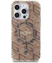 Guess Case for iPhone 15 Pro Max - Guess IML GCube MagSafe (GUHMP15XHGCUSTGW) - Brown 3666339222154 έως 12 άτοκες Δόσεις