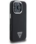 Guess Case for iPhone 16 Pro - Guess Grained Triangle MagSafe (GUHMP16LPGPGTSPSK) - Black 3666339302320 έως 12 άτοκες Δόσεις