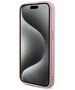 Guess Case for iPhone 15 Pro Max - Saffiano Iridescent Script (GUHCP15XPSAIRSP) - Pink 3666339224813 έως 12 άτοκες Δόσεις