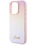 Guess Case for iPhone 15 Pro Max - Saffiano Iridescent Script (GUHCP15XPSAIRSP) - Pink 3666339224813 έως 12 άτοκες Δόσεις