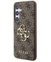 Guess Case for Samsung Galaxy S24 - Guess Hardcase 4G Big Metal Logo (GUHCS24S4GMGMGBR) - Brown 3666339241247 έως 12 άτοκες Δόσεις