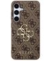 Guess Case for Samsung Galaxy S24 - Guess Hardcase 4G Big Metal Logo (GUHCS24S4GMGMGBR) - Brown 3666339241247 έως 12 άτοκες Δόσεις