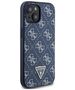 Guess Case for iPhone 15 / iPhone 14 / iPhone 13 - Guess Hardcase 4G Triangle Metal Metal Logo (GUHCP15SPG4GPB) - Blue 3666339225902 έως 12 άτοκες Δόσεις