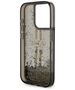 Guess Case for iPhone 15 Pro Max - Guess Liquid Glitter Gold Stripes (GUHCP15XLFCFCSEGK) - Black 3666339223557 έως 12 άτοκες Δόσεις