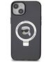 Karl Lagerfeld Case for iPhone 15 Plus / iPhone 14 Plus - Karl Lagerfeld Hardcase Ring Stand Magsafe (KLHMP15MHMHMMRSKKHK) - Karl Head 3666339168407 έως 12 άτοκες Δόσεις