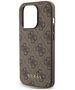 Guess Case for iPhone 15 Pro - Guess Hardcase 4G Metal Gold Logo (GUHCP15LG4GFBR) - Brown 3666339171728 έως 12 άτοκες Δόσεις