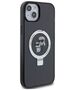 Karl Lagerfeld Case for iPhone 15 Plus / 14 Plus - Karl Lagerfeld Hardcase Ring Stand Magsafe (KLHMP15MHMHMMRSKCK) - Karl&Choupettte 3666339169121 έως 12 άτοκες Δόσεις