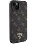 Guess Case for iPhone 15 Plus / iPhone 14 Plus - Guess Hardcase 4G Triangle Metal Metal Logo (GUHCP15MPG4GPK) - Black 3666339225773 έως 12 άτοκες Δόσεις