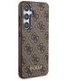 Guess Case for Samsung Galaxy S24 - Guess Hardcase 4G Metal Gold Logo (GUHCS24SG4GFBR) - Brown 3666339259129 έως 12 άτοκες Δόσεις