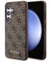 Guess Case for Samsung Galaxy S24 - Guess Hardcase 4G Metal Gold Logo (GUHCS24SG4GFBR) - Brown 3666339259129 έως 12 άτοκες Δόσεις