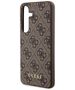 Guess Case for Samsung Galaxy S24 - Guess Hardcase 4G Metal Gold Logo (GUHCS24SG4GFBR) - Brown 3666339259129 έως 12 άτοκες Δόσεις