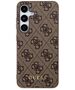 Guess Case for Samsung Galaxy S24 - Guess Hardcase 4G Metal Gold Logo (GUHCS24SG4GFBR) - Brown 3666339259129 έως 12 άτοκες Δόσεις