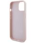 Guess Case for iPhone 15 / iPhone 14 / iPhone 13 - Guess Quilted Metal Logo (GUHCP15SPSQQSQSP) - Pink 3666339149741 έως 12 άτοκες Δόσεις