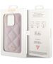 Guess Case for iPhone 15 Pro - Guess Quilted Metal Logo (GUHCP15LPSQQSQSP) - Pink 3666339149765 έως 12 άτοκες Δόσεις