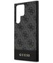 Guess Case for Samsung Galaxy S24 Ultra - Guess Hardcase 4G Stripe Collection (GUHCS24LG4GLGR) - Black 3666339241148 έως 12 άτοκες Δόσεις